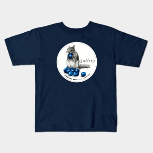 Blueberry Chipmunk Kids T-Shirt